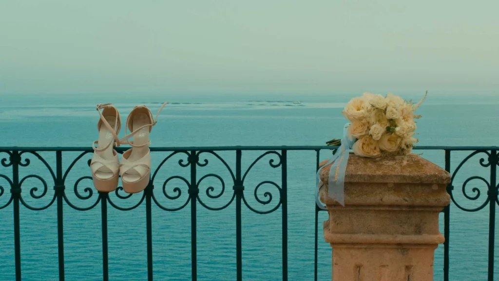 Bridal Shoes on Vintage Chair - Wedding Photography Tampa - Professional Wedding Photography in Tampa